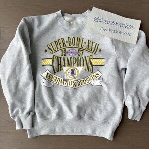 Vintage 1988 Washington Redskins Super Bowl Champions Sweatshirt, Football Shirt